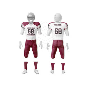 Conjuntos de uniforme de camiseta de fútbol americano de alta calidad verano manga corta transpirable 100% poliéster - Product Image 1