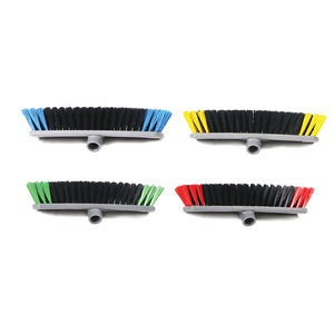 Balai à pousser multifonction à long manche de 12 pouces avec tête de balai en PP et poils souples/durs pour un usage quotidien - Product Image 4