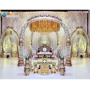 Evento de boda perfecto Elefante Colmillo Pilares Mandap Mejor Tronco Pilares Boda Mandap Fabuloso Elefante Boda Mandap Set EE. UU. - Product Image 1
