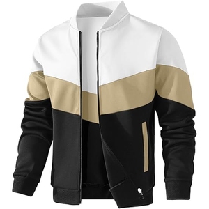 Veste de baseball de haute qualité pour hommes broderie personnalisée manches longues veste universitaire d'hiver pour homme 100% coton - Product Image 5
