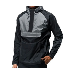 Veste matelassée d'hiver unisexe élégante, motif uni, capuche, fermeture éclair, chaude, coupe-vent, décontractée, en nylon, doublée de coton, grande taille - Product Image 1