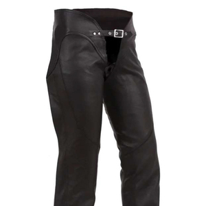 Chaps de cuero para montar a caballo de fabricante de alta calidad al mejor precio, Chaps de cuero cómodos de diseño propio personalizado - Product Image 3