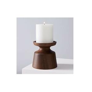 Portavelas de madera natural, diseño único, decoración del hogar, portavelas de madera para accesorios de iluminación - Product Image 2