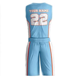 Premium Quality Custom Made <b>Basketball</b> Uniforms New Style Polyester with Breathable Feature Sublimation Printing - Product Image 2