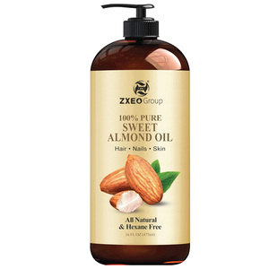 <span class=keywords><strong>Aceite</strong></span> Portador al por Mayor, <span class=keywords><strong>Aceite</strong></span> <span class=keywords><strong>de</strong></span> <span class=keywords><strong>Almendras</strong></span> <span class=keywords><strong>Dulces</strong></span> 100% Puro, Orgánico, Prensado en Frío, 16 oz para Rostro, Piel y <span class=keywords><strong>Cabello</strong></span> - Product Image 1