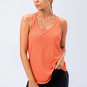 Quick Dry <b>Sleeveless</b> Breathable Cotton Customized Logo <b>Women</b> <b>Tank</b> <b>Top</b> <b>Sleeveless</b> Comfortable Gym Fitness High Quality Material - Product Image 1