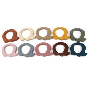 Juguete de Silicona para Bebés, Anillo de Dentición de Grado Alimenticio, Libre de BPA, para Alimentación y Lactancia, Diseño Nuevo 2026, Multicolor, Elefante - Product Image 4