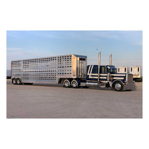 Camión de ganado bastante usado suministrado en lotes al por mayor con capacidad de carga confiable - Product Image 1