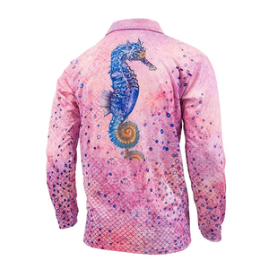 Chemise de sport unisexe respirante à séchage rapide avec logo personnalisé à manches longues pour hommes-Vêtements de pêche grande taille - Product Image 4