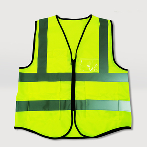 Dernière conception maille de polyester meilleure qualité protection sécurité formation gilet de protection taille unique gilet réfléchissant - Product Image 3