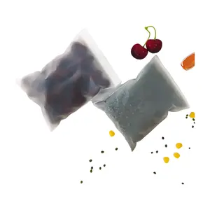 Sac pour cartes de vœux grand sac alimentaire recyclable à fermeture éclair personnalisé prix de gros sacs en plastique transparent poly sacs