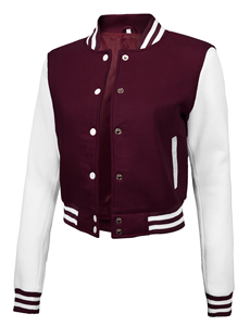 Venta caliente Chaquetas de las mujeres Varsity Precio al por mayor Servicio OEM Nueva llegada Chaquetas de las mujeres Chaqueta de las universidades transpirables para las mujeres - Product Image 4
