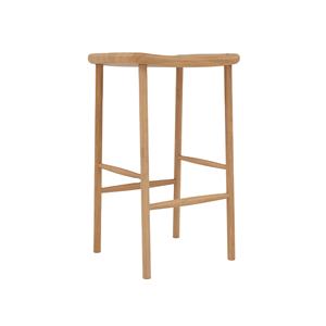 Taburete de Bar Moderno Minimalista de Madera de Teca, Taburete de Barra de Madera para Restaurante, Cafetería, Bar, Fabricante Mayorista de Muebles OEM - Product Image 1