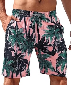 Bañador cómodo de natación para hombre, pantalones cortos elásticos de secado rápido de 9 ", forro de malla, trajes de baño, pantalones cortos de playa con bolsillos - Product Image 1