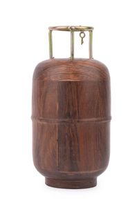 กระปุกออมสินทำจากไม้ดีไซน์ทรงกระบอกกล่องเก็บเหรียญกล่องใส่เงินที่ปลอดภัยแบบโบราณพร้อมล็อคไอเดียของขวัญที่ไม่เหมือนใครสำหรับเด็ก - Product Image 3