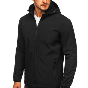 Vestes Softshell Performance personnalisées-Équipement de plein air toutes saisons imperméable et coupe-vent pour hommes - Product Image 6