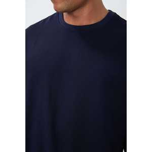 Sudadera Básica para Hombre, 100% Algodón, Felpa Francesa Índigo, Textura Suave, Corte Estándar 88363 - Product Image 3