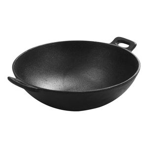 Kadai โลหะที่ดูทันสมัยพร้อมฐานลึกและโครงสร้างน้ำหนักเบาเหมาะสำหรับการทอดและทอดอย่างรวดเร็ว - Product Image 4