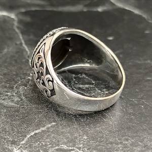 Anillo de Plata de Ley 925 con Diseño de Águila Alada para Hombre, Estilo Americano Impresionante con Animales Silvestres, Regalo - Product Image 6