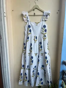 Sac fourre-tout matelassé imprimé à la main de style Boho | Shopper en coton léger pour le bureau, le week-end, le marché et le transport quotidien - Product Image 2