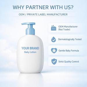 Loción para Bebés de Marca Privada OEM, Cuidado Suave para Bebés, Dermatológicamente Probada, Hipoalergénica, Blanqueadora, Hidratante, Cuidado para Piel Sensible - Product Image 3