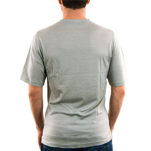 Camiseta ligera de lana merino para hombre, camisetas de lana merino en blanco, Camiseta de cuello redondo para hombre - Product Image 2