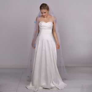 Peineta para el Cabello Bridella M110-P, Color Marfil, con Malla y Pedrería, Cómoda y Elegante para Decoración del Cabello de Novias, Bodas y Eventos Formales - Product Image 3