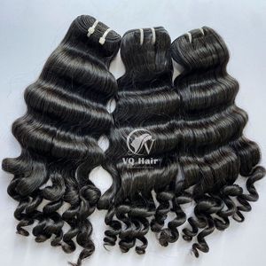 Meilleur vendeur à bas prix fermeture de cheveux humains vierges bruts Remy 4x4-7x7 Machine Double trame droite pleine épaisseur extensions de cheveux - Product Image 3