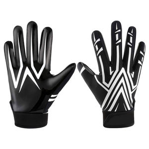 Los guantes receptores para hombre más vendidos, cuero sintético, fútbol americano personalizado, gran oferta, precio al por mayor, suministro a granel personalizado - Product Image 2