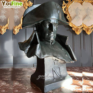 รูปปั้นนูนนโปเลียนสีบรอนซ์ที่มีชื่อเสียงขนาดเท่าจริงงานตามสั่ง - Product Image 1