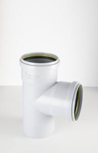 Ringfit Plain Tee Solución de instalación de tuberías de alta presión de 90MM para drenaje de flujo de agua y necesidades de plomería doméstica - Product Image 2