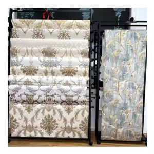 Carta da <span class=keywords><strong>Parati</strong></span> Impermeabile in PVC <span class=keywords><strong>con</strong></span> Motivi Floreali di Piccoli Fiori e <span class=keywords><strong>Foglie</strong></span> per Decorazione di Pareti di Hotel, Appartamenti e Case - Product Image 1