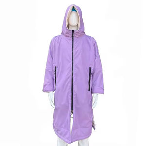 Parka de natación ligera de invierno con cremallera completa de la mejor calidad, chubasquero de tela de lona cómodo, proveedor al por mayor con OEM - Product Image 1