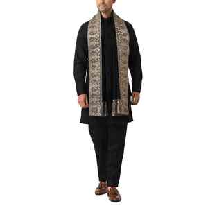 Men Soft Breathable Winter Wool <b>Shawl</b> Warm Traditional Solid Warmth Casual <b>Wrap</b> 300g - Product Image 5