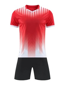 Camiseta de fútbol de manga corta, conjunto de fútbol para hombres, adultos y niños, ropa de entrenamiento, estudiantes de escuela primaria, Verano - Product Image 6
