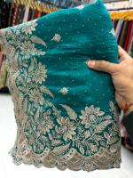 Robe ethnique pour filles très vendue, sari tendance provenant d'un fournisseur indien pour les occasions festives et les mariages à prix de gros