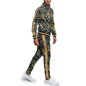 OEM Service Respirant Coupe ajustée Prix bas Survêtement Sublimé pour Homme Vêtements décontractés Survêtement de couleur unie à manches longues - Product Image 3