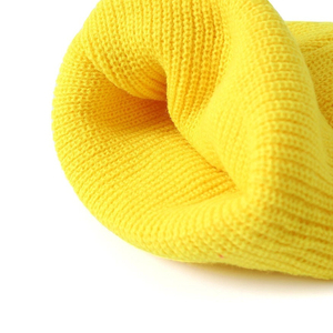 หมวกบีนนี่พิมพ์ลายตามสั่ง ขายส่ง หมวกไหมพรมแบบมีขอบพับได้ สำหรับทุกเพศ หมวกไหมพรมฤดูหนาว - Product Image 5