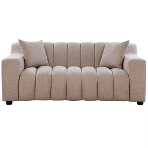 โซฟาเบอร์กาโม พรีเมียม คุณภาพสูง 2 ที่นั่ง ผ้าหุ้มหรูหรา สำหรับห้องนั่งเล่นและอพาร์ทเมนต์ มีจำหน่ายสำหรับส่งออก - Product Image 1