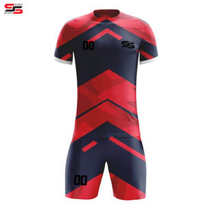 Uniforme de fútbol Sublimación Jersey Pantalones cortos deportes Use su propio diseño Uniformes de fútbol hecho a medida Unisex Nombre del equipo personalizado - Product Image 4