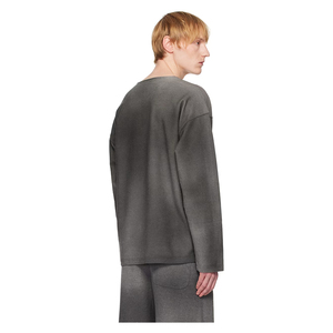 OEM Factory Custom High Quality Winter Vintage Casual Regular Fit Drop Shoulder Distress <b>Washed</b> Baggy Eco-Friendly 100% Cotton - Product Image 1