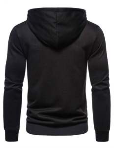 Mode à la mode survêtement uni fermeture éclair à capuche ensemble femmes hommes surdimensionnés sweats à capuche en coton et sweats en gros - Product Image 2