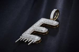 Joyería fina VVS Lab Grown Diamond Jewelry Hip Hop Colgante IGI 100% 925 Colgante de plata esterlina para hombres y mujeres - Product Image 3