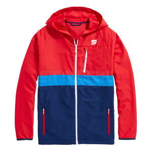 Chaqueta Cortavientos con Capucha de Lona al por Mayor, Talla Grande, para Uso en Exteriores, Invierno, Ecológica, Ligera, con Logotipo Frontal - Product Image 1