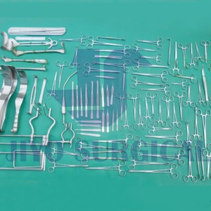 197 Pcs <span class=keywords><strong>Laparotomy</strong></span> <span class=keywords><strong>Surgical</strong></span> Instrument <span class=keywords><strong>Set</strong></span> Cirurgia Geral Completa Kit Aço Inoxidável Instrumentos CE ISO Certified - Product Image 4
