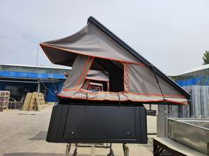 Tente de toit étanche intégrée pour camionnette, couverture de <span class=keywords><strong>camping</strong></span> extérieur portable avec poteau en aluminium en tissu Oxford - Product Image 3