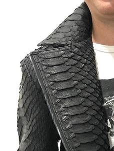 แจ็กเก็ตหนังระบายอากาศได้ดีสำหรับผู้ชายแจ็กเก็ตหนังแบบแอคทีฟสวมใส่สบายทันสมัย - Product Image 5