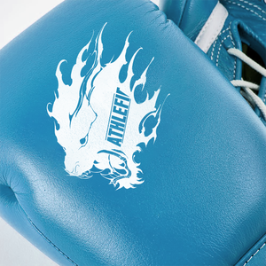 Guantes de boxeo de cuero de alta calidad con logotipo personalizado, tamaños de 8oz y 12oz, guantes de entrenamiento profesional con empuñaduras para exteriores - Product Image 3