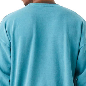 Custom logo Heavy Weight Long Sleeve Oversize Pullover Crew Neck Sweater <b>Thick</b> <b>Fleece</b> Plain <b>Men</b> Sweatshirt - Product Image 4