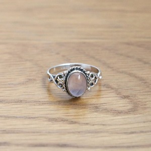 Pink Rose <b>Quartz</b> 925 Sterling Silver Gemstone Jewelry <b>Ring</b> - Natural Rose <b>Quartz</b> Minimalist Gemstone Christmas Gift <b>Ring</b> - Product Image 2